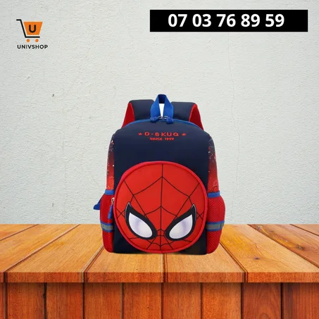 Sac à dos scolaire enfant - maternelle et primaire spiderman et Pat patrouille