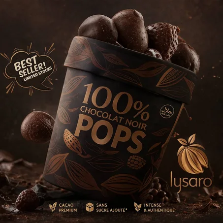 Pops Chocolat - 100% Chocolat Noir 🍧