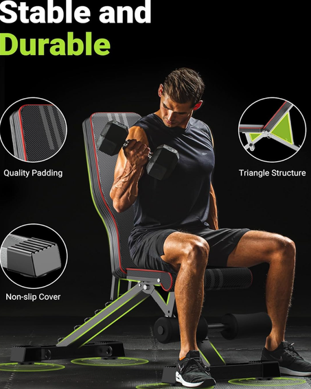 يولو مقعد اوزان قابل للتعديل لتمارين الجسم بالكامل