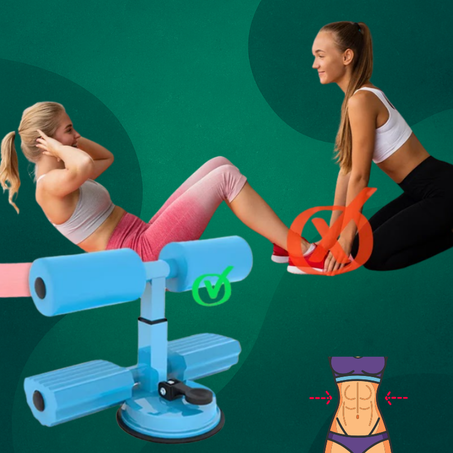 🧘‍♀️ جهاز تمارين البطن المثبّت بالأرض