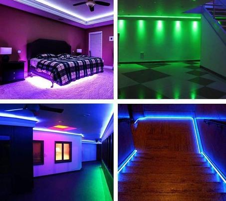 RGB led strip Light-شريط ضوئي متعدد الألوان