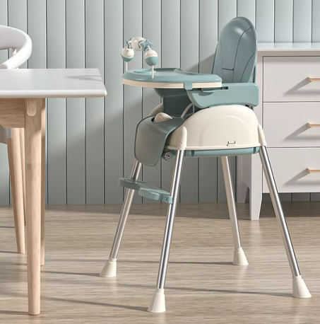 كرسي طعام للأطفال قابل للطي ومتعدد الاستخدامات