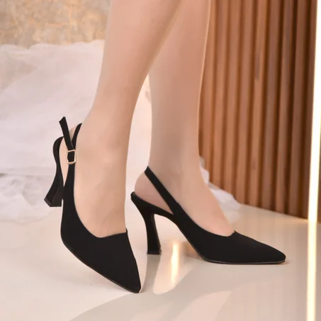 escarpin ref: 110 noir nubick