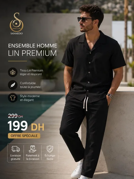 Ensemble Homme Lin Premium