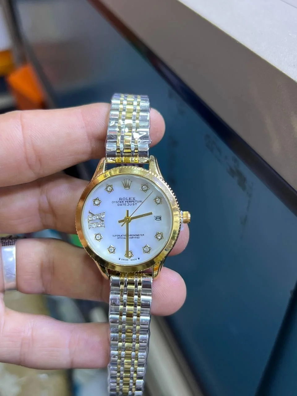 Round Rolex Femme
