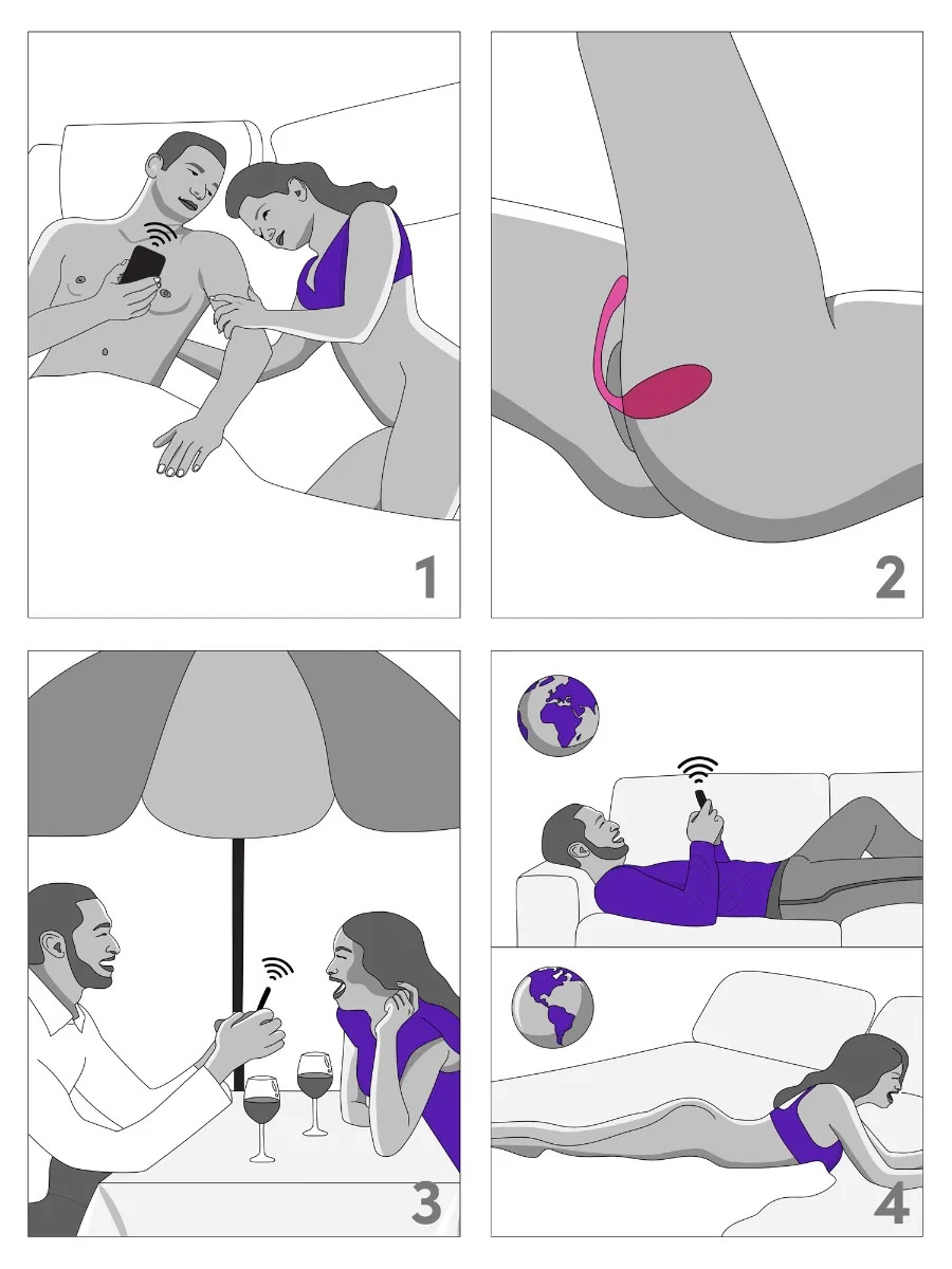 Sextoy 3 oeuf vibrant connecté