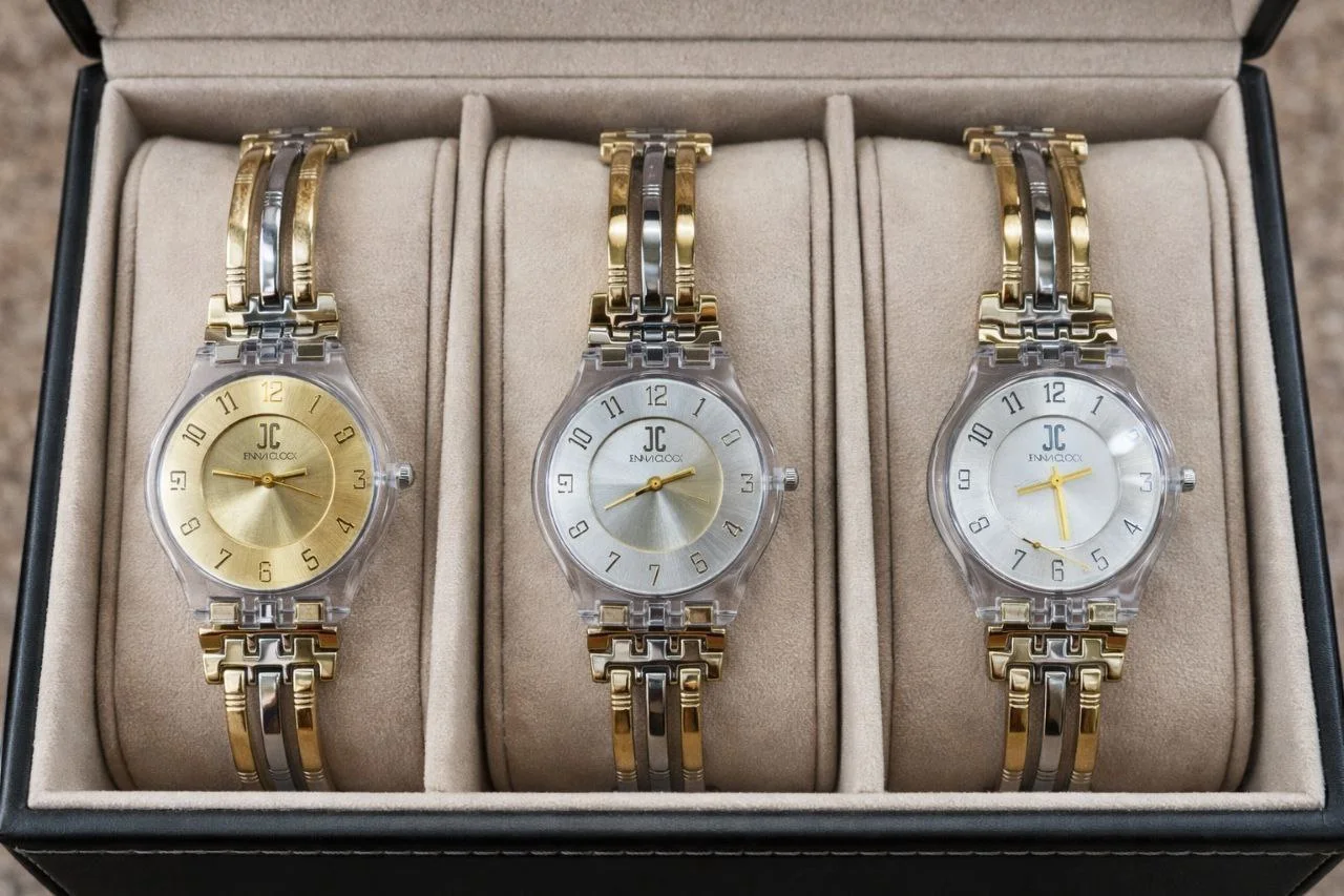 Montre Femme Élégante Bicolore en Acier Inoxydable – Style Chic & Intemporel