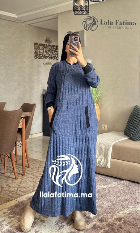 كسوة  ثوب بالطرزة robe avec de la broderie