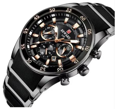 REWALD ساعة رجال الأعمال الفاخرة