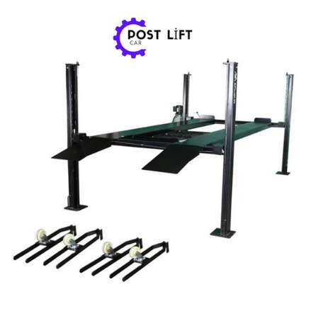 APlusLift 8000LB 4-Post Extra Long/Wide/Tall Storage Service Car Lift (HW-8SXLT)