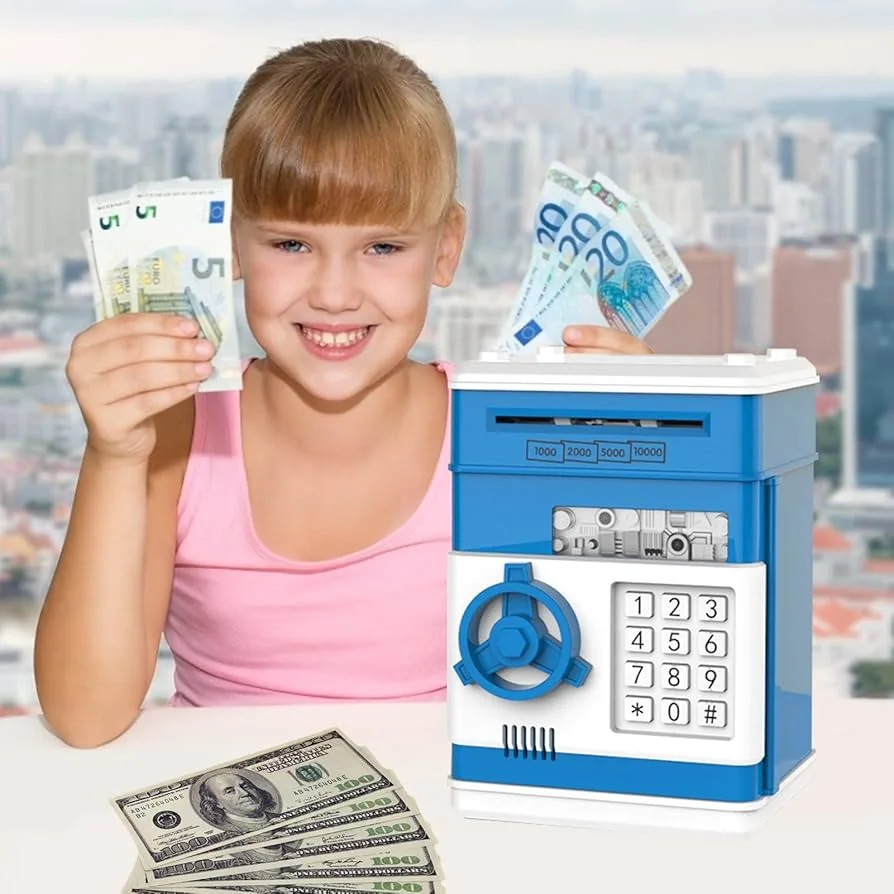 Máquina de banco de dinero para niños