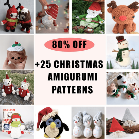 +25 Christmas Crochet Patterns Bundle