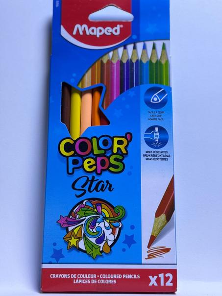 Crayon de couleur maped 1/12 long