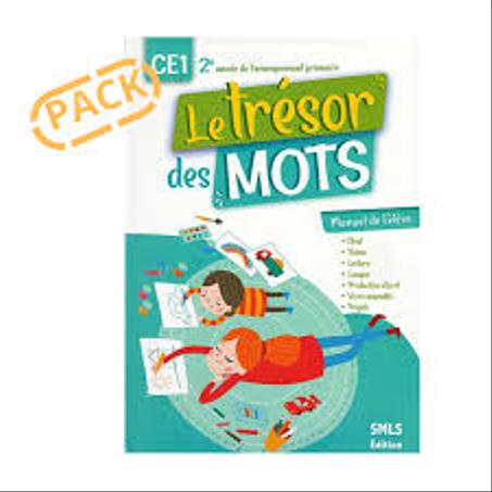 PACK TRESOR DES MOTS CE1 manuel + cahier d'activite + cahier d'ecriture