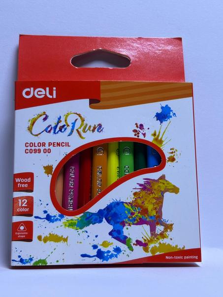 Crayon de couleur deli 1/12 courtes