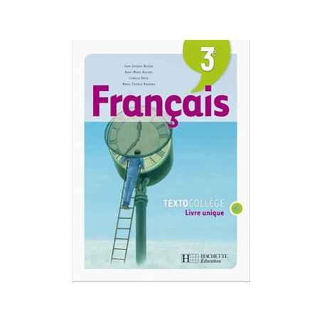 texto college francais 3 eme livre unique