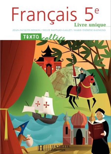 texto callege francais 5e livre unique edition hachette