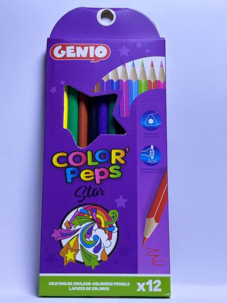 Crayon de couleur genio 1/12 long