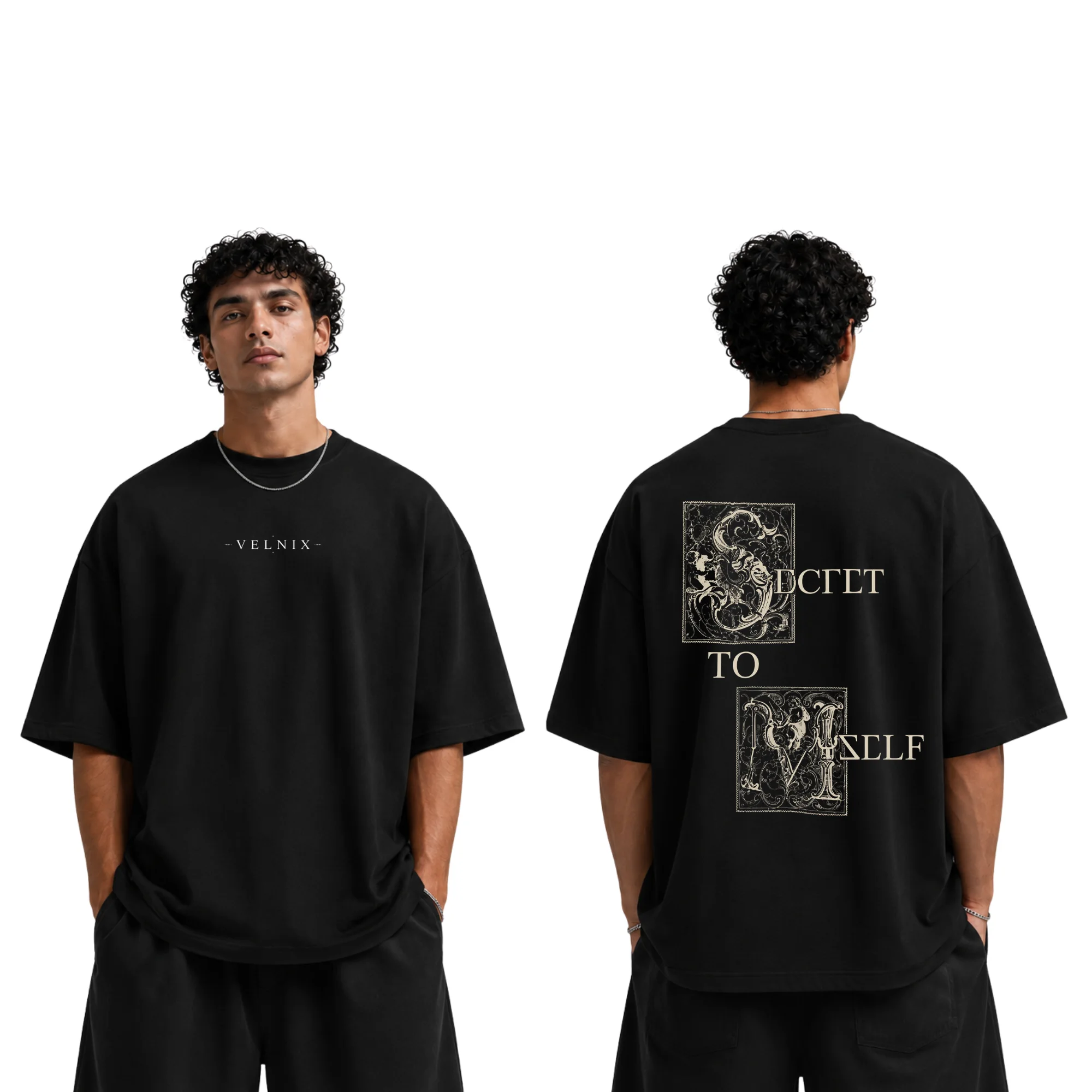 t shirt black oversize
