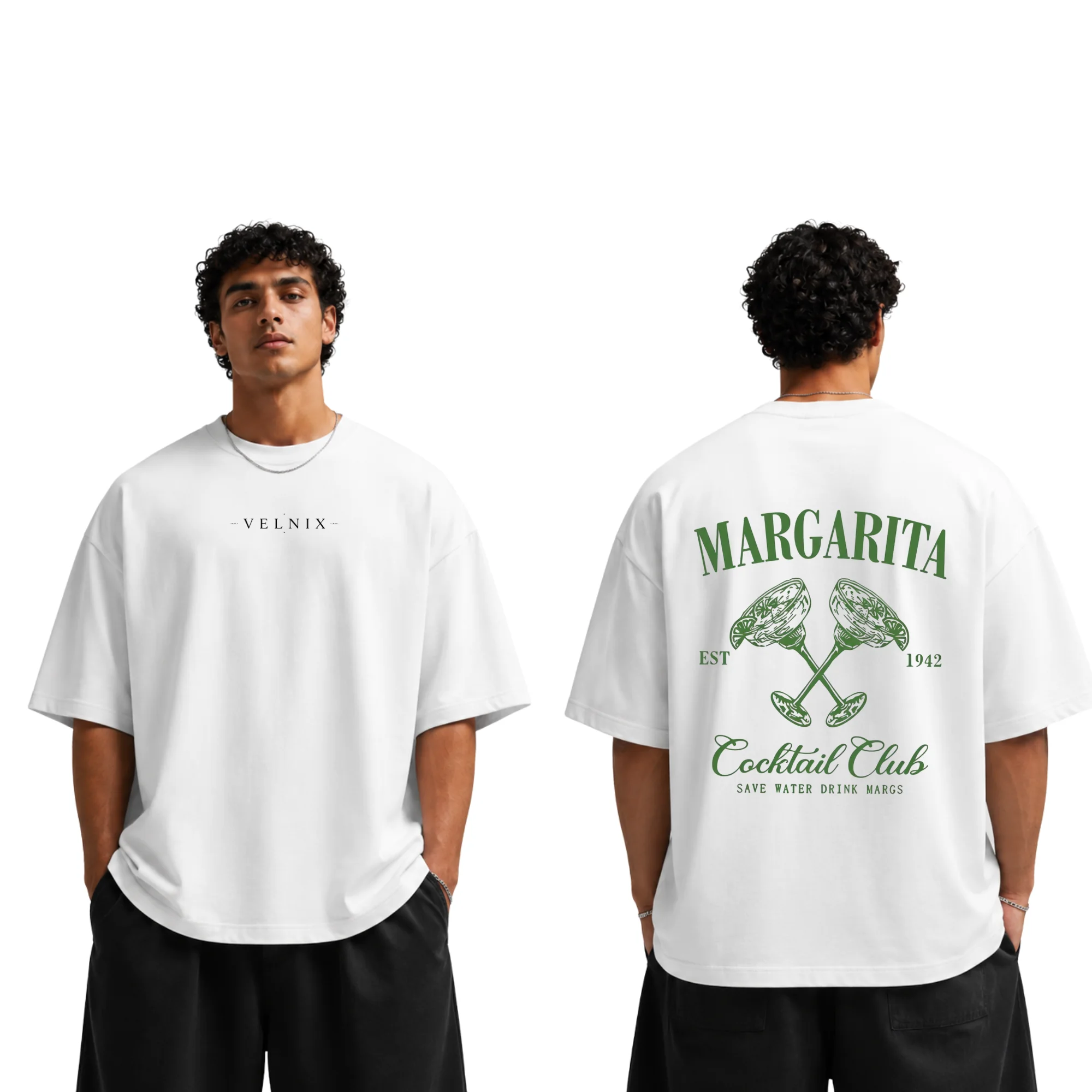 t shirt margarita white