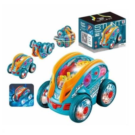 Flash'Auto_  Voiture Dynamique à Engrenage avec Lumières LED