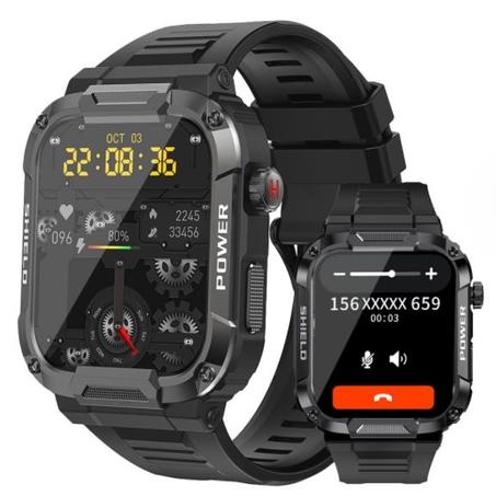 ساعة ذكية تدعم مراقبة معدل ضربات القلب ومراقبة ضغط الدم مضادة للماء