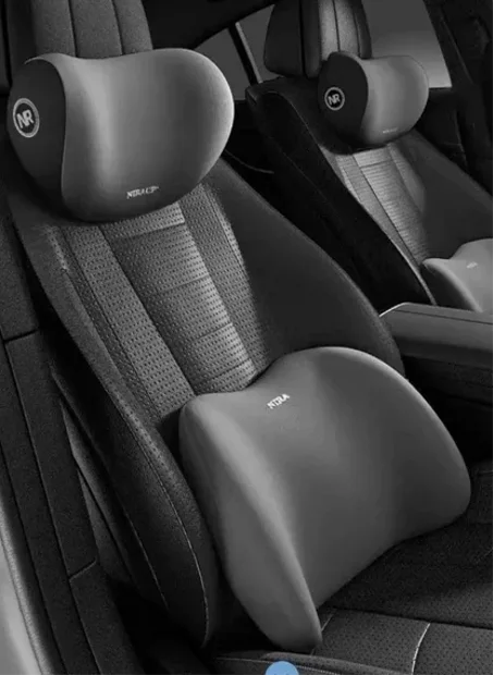 ConfortRoute™ – Ensemble Coussin Voiture Cou & Dos