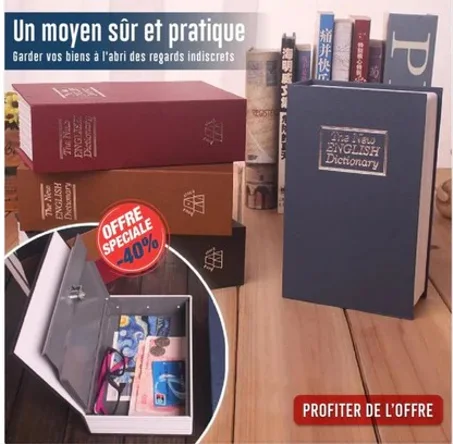 Mini Coffre-fort Dictionnaire