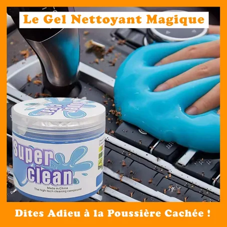 Le Gel Nettoyant Magique Réutilisable – Dites Adieu à la Poussière Cachée ! ml