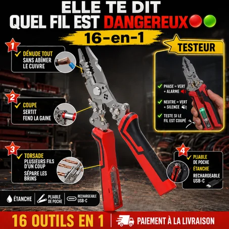 ÉlectroMultiPince Smart 16 ga