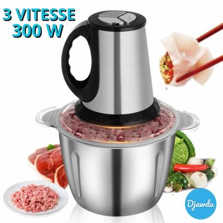 inox قطاعة الخضار واللحم الكهربائية