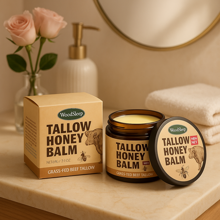 البلسم الطبيعي بشحم البقر والعسل