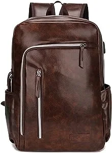 حقيبة ظهر جلدية للرجال