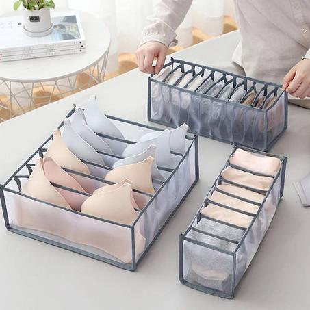 منظم الملابس الداخلية والجوارب (3 قطع)