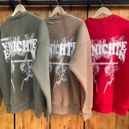 Sweatshirt "VERNICHTE - un mot allemand qui signifie détruire"