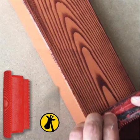 Peigne peinture effet bois