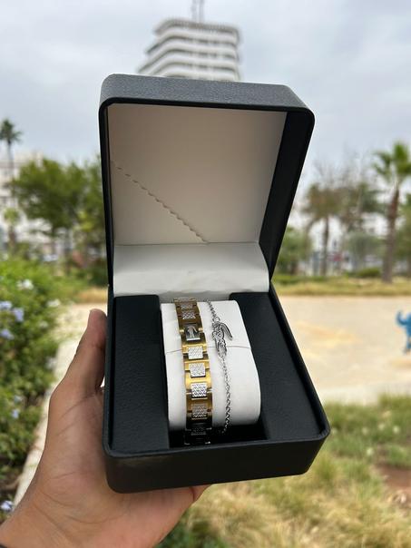 PACK LACOSTE bracelet+gourmet