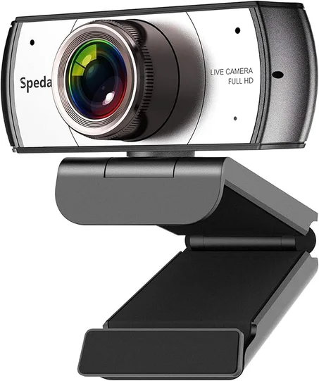 Cámara web de gran angular, cámara de videoconferencia Spedal 920 Pro de 120 grados, cámara web de transmisión en vivo Full HD 1080P con micrófono integrado, cámara web USB para Mac, PC, lapt