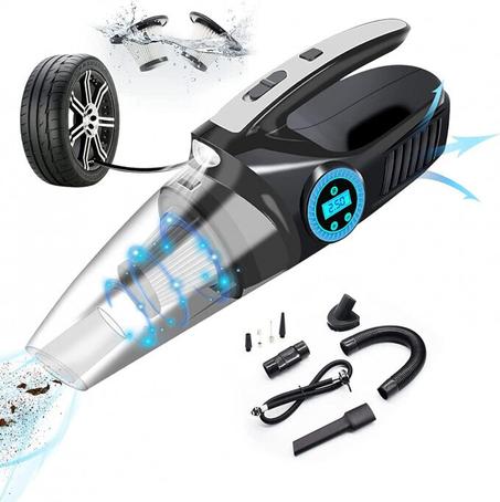 مكنسة كهربائية ومعبي هواء 4×1