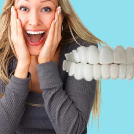 طقم اسنان الاصلي هوليود سمايل الامركي