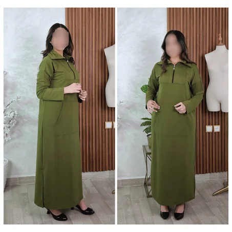 كسوة بسنسلة بحلة جديدة للمحتجبات والغير المحتجبات للخروج والمناسبات
