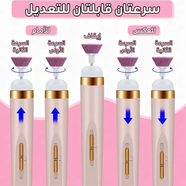 مجموعة العناية الشخصية 3 في 1 – تنظيف البشرة × برد الأظافر × إزالة الجلد الميت