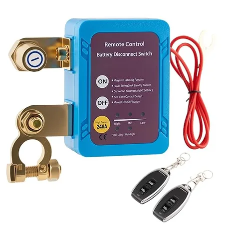 جهاز قطع الكهرباء بالريموت — احمي سيارتك من السرقة والبطارية الفارغة ( التوصيل مجاني )