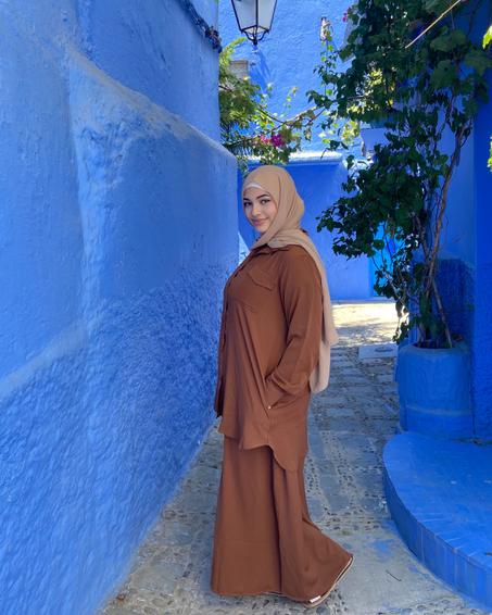 Ensemble Chemise & Abaya🤎