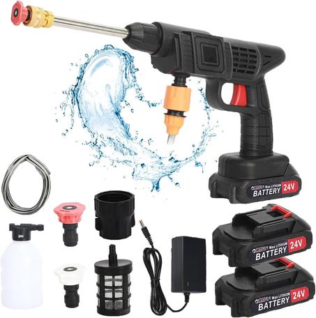 Nettoyeur Haute Pression Sans Fil avec 2 Batterie 96V et Chargeur "PREMIUM QUALITY