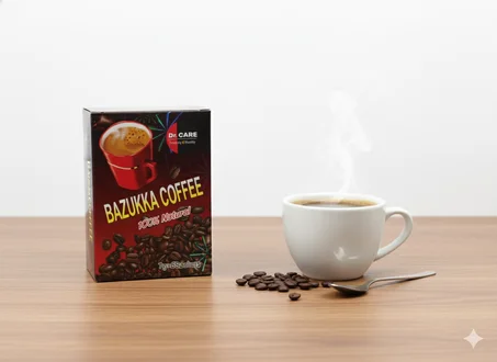 ☕ BAZUKKA COFFEE – Café 100% Naturel pour un Moment de Plaisir Intense