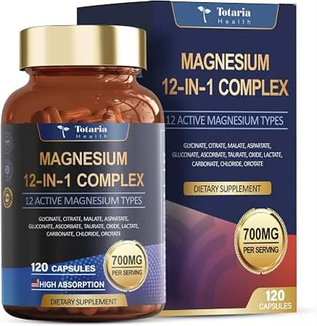 💙 Magnésium 12-en-1 Complex – Un soutien complet pour votre quotidien
