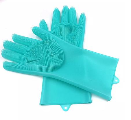 قفاز واقي لليدين لغسل الاواني و الخضار و الفواكه