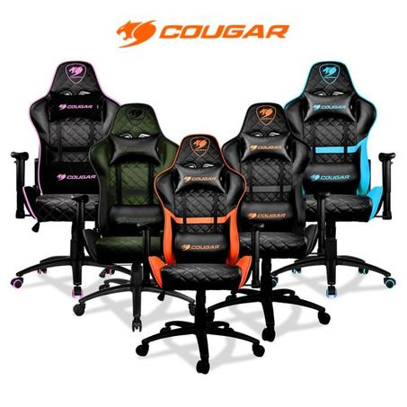 COUGAR GAMING ARMOR S BLACK- CHAISE GAMING (COUGAR-S-BLACK)