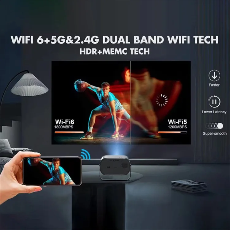 P19 Portable Projector 720P HD
